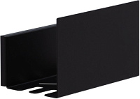 Полка Aquanet Магнум 00274190 20*12 см, черная матовая