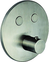 Встраиваемый смеситель для ванны и душа Paffoni Compact Box CPT018ST термостат, сталь