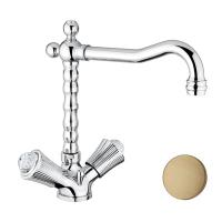 Смеситель Fiore Venere Sky 13ZZ0625 Для раковины Бронза с д/к