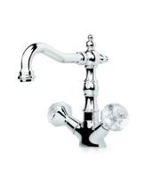 Смеситель для раковины высокий Boheme Flora 272-FL, хром