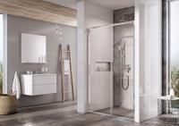 Дверь в нишу Ravak Blix Slim BLSDP2 X0PMD0C00Z1 110*195 см, профиль хром/стекло прозрачное