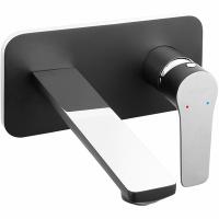 Смеситель Ferro Adore BDR3PABLC Для раковины Черный матовый Хром