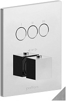 Встраиваемый смеситель для ванны и душа Paffoni Compact Box CPT519ST термостат, сталь