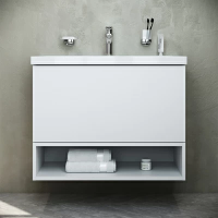 Тумба подвесная Am.Pm Gem M90FHX07521WG 75 см, белая