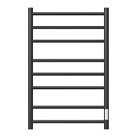 Полотенцесушитель электрический Point Аврора PN10858B П8 500x800 диммер справа, черный Полотенцесушитель электрический Point Аврора PN10858B П8 500x800 диммер справа, черный