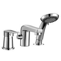 Смеситель Rossinka S35-39 одноручный на борт ванны на три отверстия (хром) Смеситель Rossinka S35-39 одноручный на борт ванны на три отверстия (хром)