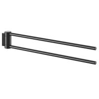 Полотенцедержатель Keuco Plan 14918370000 Двойной, Черный