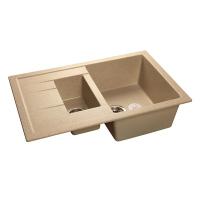 Мойка кухонная GranFest Quadro GF-Q775KL песочный 771x497