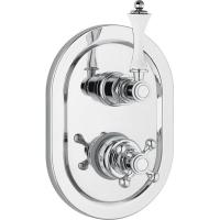 Смеситель с термостатом Cezares Margot MARGOT-VDIM2-T-01-Bi для душа хром