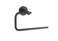 Кольцо для полотенца Boheme Uno 10975-B, черное матовое