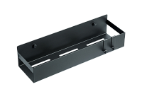 Полка подвесная 2 крючка Boheme 10965-B, черная матовая