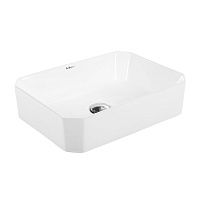 Раковина накладная BelBagno BB1386 49*38 см, белая Раковина накладная BelBagno BB1386 49*38 см, белая