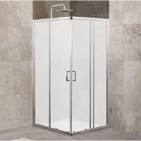 Душевой угол BelBagno Unique UNIQUE-A-2-85/100-M-Cr 85-100*85-100*190 см, стекло матовое/профиль хром