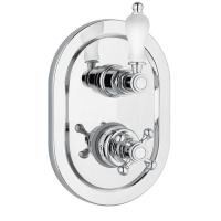Смеситель с термостатом Cezares Venezia VENEZIA-VDIM2-T-01-Bi для душа встраиваемый хром