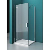 Душевой уголок BelBagno Kraft KRAFT-AH-12-90/100-C-Cr-L Прозрачный / Хром Левый 90х100