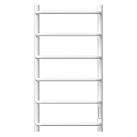 Полотенцесушитель электрический Point Ника PN08848W П6 400x800 диммер справа, белый