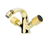 Смеситель для биде Boheme ROYAL CRYSTAL 296-Royal/CRST black, золото