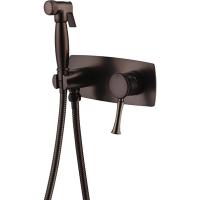 Смеситель Lemark Peretto LM6319RB с гигиеническим душем, встраиваемый, черный кофе Смеситель Lemark Peretto LM6319RB с гигиеническим душем, встраиваемый, черный кофе