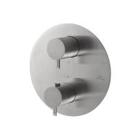 Смеситель с термостатом Noken Round Inox N200000257 Для ванны и душа Нержавеющая сталь Смеситель с термостатом Noken Round Inox N200000257 Для ванны и душа Нержавеющая сталь