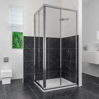 Душевой уголок RGW Classic CL-32 (76-79) 80х80 стекло прозрачное/хром