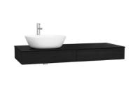 Тумба подвесная Vitra Origin левая 120 см 65679, черный дуб Тумба подвесная Vitra Origin левая 120 см 65679, черный дуб