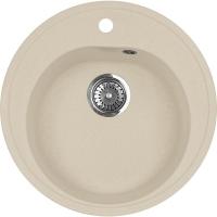 Гранитная мойка AquaGranitEx M-08 бежевый