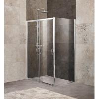 Душевой уголок BelBagno Unique UNIQUE-AH-1-100/115-100-C-Cr Прозрачный / Хром 100/115х100