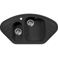 Гранитная мойка AquaGranitEx M-14 черный