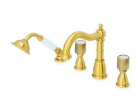 Смеситель на борт ванны Boheme ROYAL CRISTAL 391-Royal/CRST, бронза Смеситель на борт ванны Boheme ROYAL CRISTAL 391-Royal/CRST, бронза