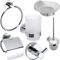 Набор аксессуаров Bemeta Omega 204601 6 предметов Хром