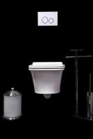 Унитаз подвесной Boheme Mirage 965-W, белый глянец