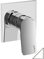 Встраиваемый смеситель для душа Paffoni Tilt TI010BO/M, белый матовый