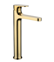 Смеситель для раковины высокий Boheme SPECTRE 452-G, золото