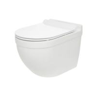 Унитаз подвесной безободковый AquaMe AQM2010, сиденье микролифт