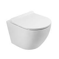 Унитаз подвесной безободковый BelBagno SFERA-TOR BB046CH-TOR, белый