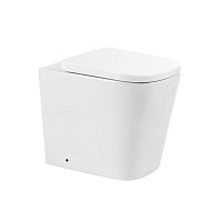 Унитаз приставной BelBagno ALBANO BB120CBR безободковый, белый