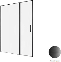 Дверь в нишу Allen Brau Priority 3.31039.BBA 160*200 см, профиль черный браш/стекло прозранчое