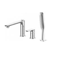 Смеситель BelBagno Ancona ANCONA-BVD3-CRM для ванны с душевым гарнитуром, хром Смеситель BelBagno Ancona ANCONA-BVD3-CRM для ванны с душевым гарнитуром, хром