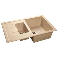 Мойка кухонная GranFest Quadro GF-Q775KL бежевый 771x497