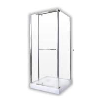 Душевой уголок Ceruttispa MiMi ZQ91T Хром / Прозрачное стекло  90x90