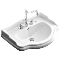 Раковина Kerasan Retro На 3 отверстия Белая 55