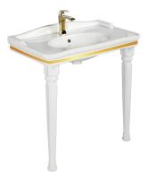 Раковина подвесная CREAVIT ANTIK AN080.AO AN080-00CB00E-AD00, ДЕКОР ЗОЛОТО