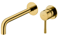 Смеситель для раковины встраиваемый Boheme Uno 465-G, золото