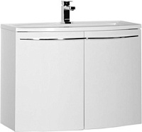 Тумба подвесная с раковиной De Aqua Токката 90 белый