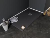 Поддон литьевой камень Aquanet Pleasure 160*80 см, черный