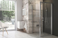 Неподвижная стенка Ravak Blix BLPSZ-80 X93H40C00Z1 80*190 см, профиль хром/стекло прозрачное