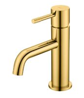 Смеситель для раковины Boheme Uno 461-G, золото