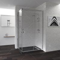 Душевой уголок RGW Passage PA-46  (80-120) 80х120 стекло прозрачное/хром
