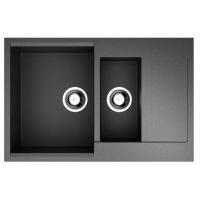Мойка кухонная Omoikiri Daisen 78-2-BL черный