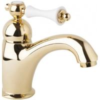 Смеситель Cezares Margot MARGOT-LSM1-A-03/24-Bi для раковины золото 24 карат